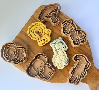 Jungle Animal Playdough Cutter Set