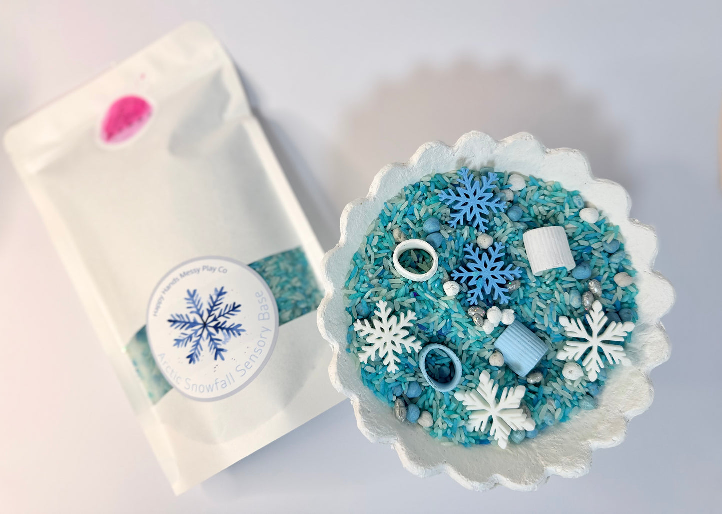 Arctic Snowfall Sensory Base