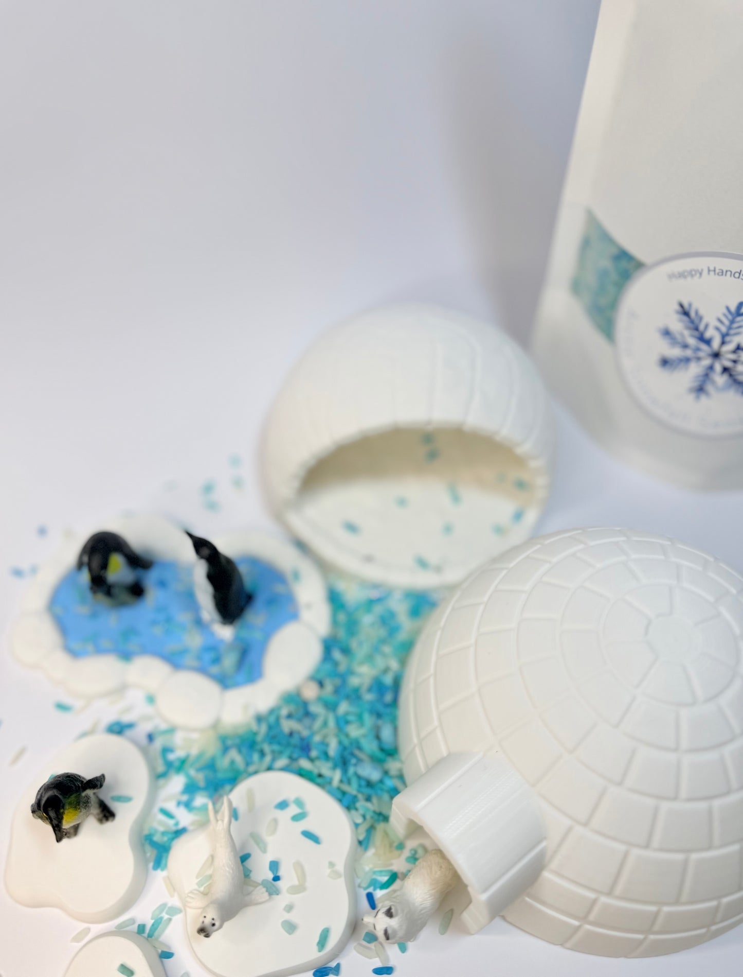 Snowy Ice Floes