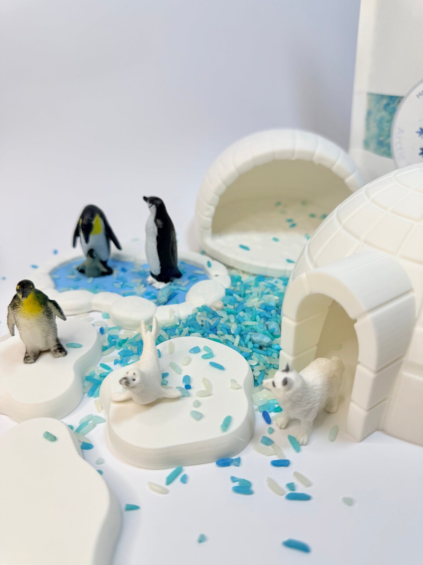 Icy Pond Play Tray