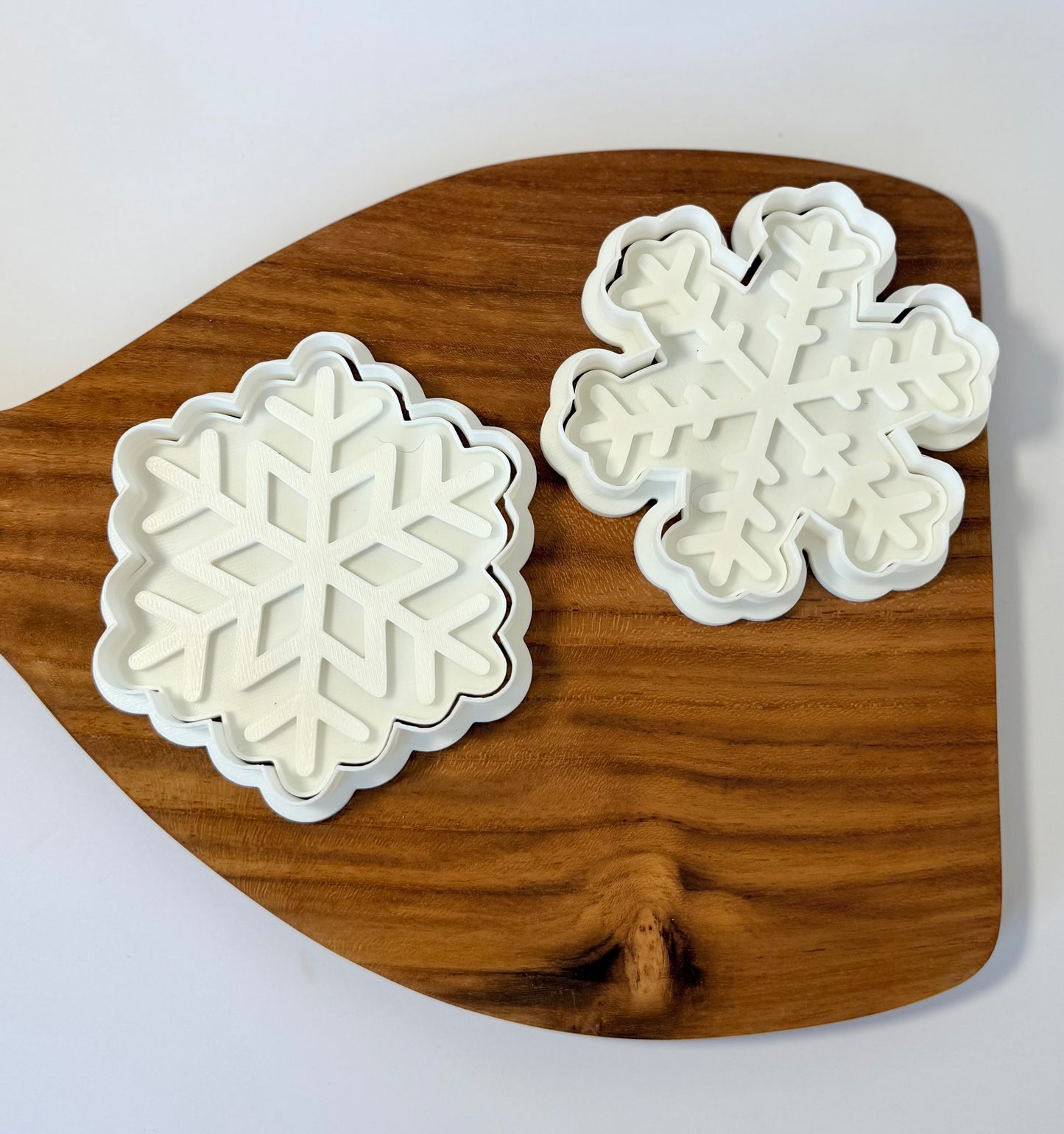 Snowflake Dough Cutter Duo