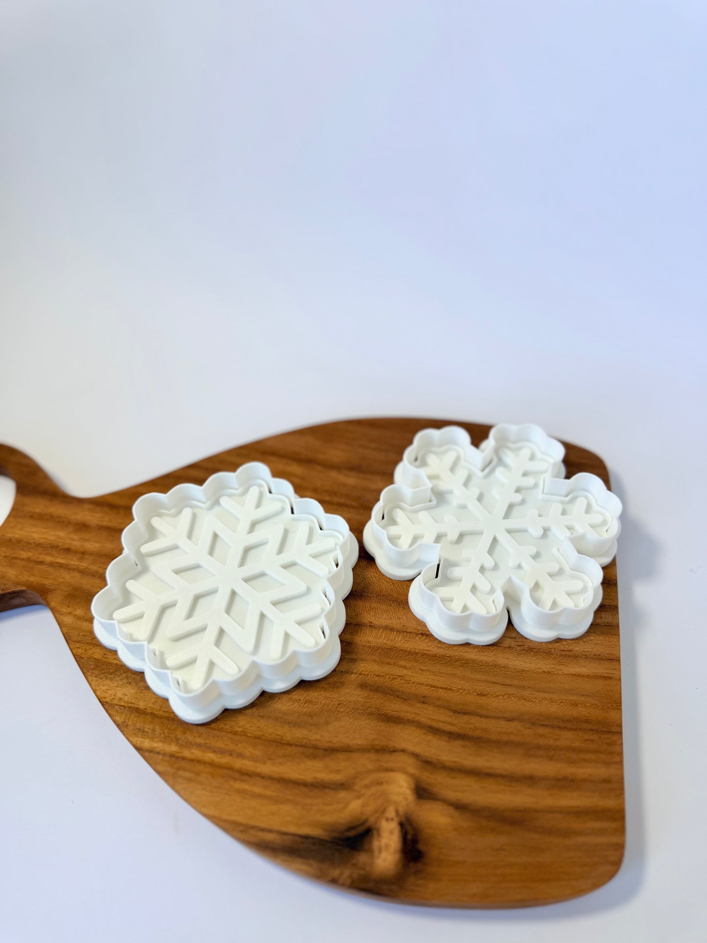 Snowflake Dough Cutter Duo