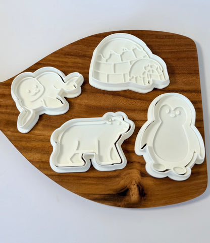 Arctic Friends Playdough Cutter Set
