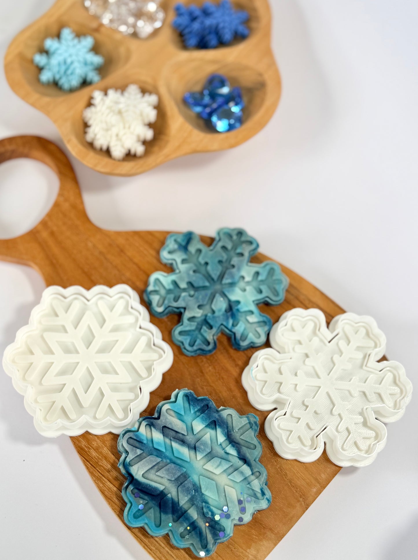 Snowflake Dough Cutter Duo
