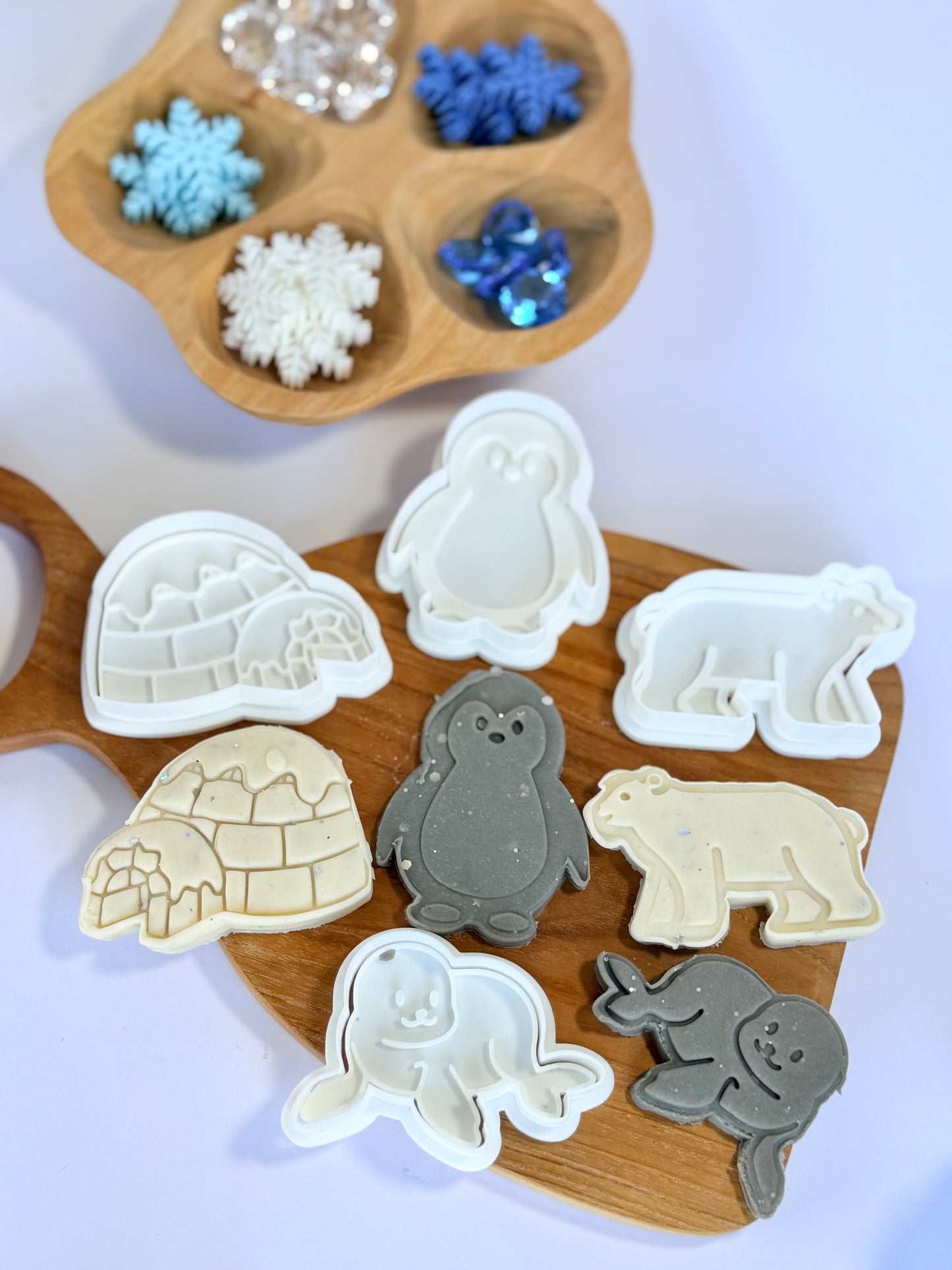 Arctic Friends Playdough Cutter Set
