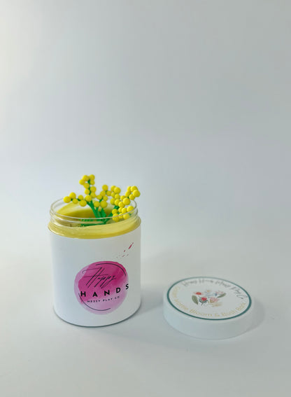 Golden Wattle Bloom Playdough