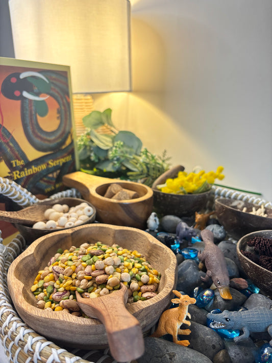 Flower Wooden Bowls