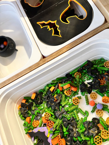 Pumpkin Patch Pasta Sensory Base