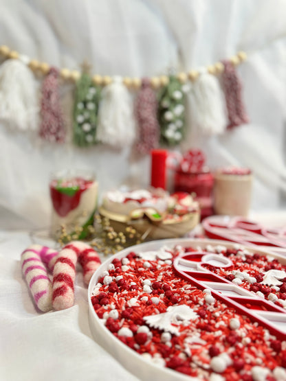 Candy Cane Stripe Tray