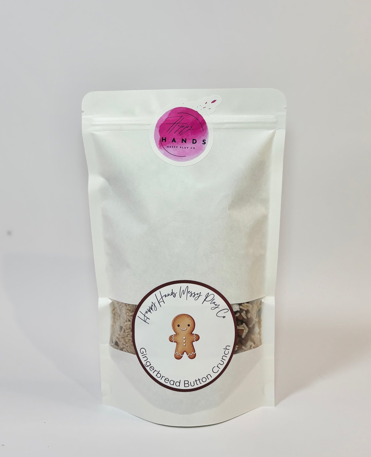 Gingerbread Button Crunch  | Christmas Sensory Base