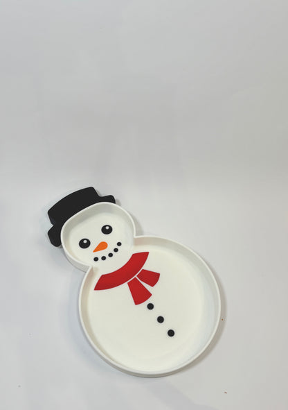 Snowman Play Tray