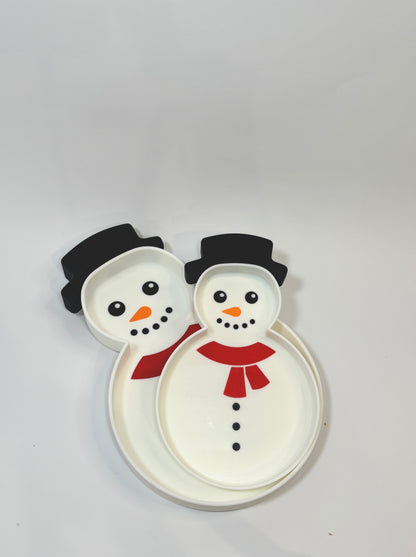 Snowman Play Tray