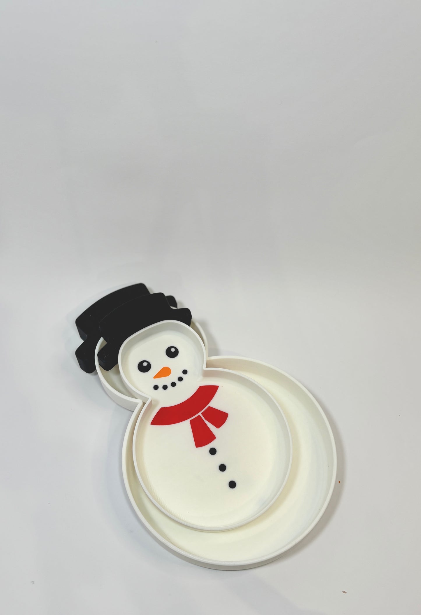 Snowman Play Tray