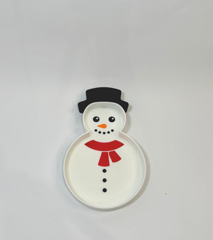 Snowman Play Tray