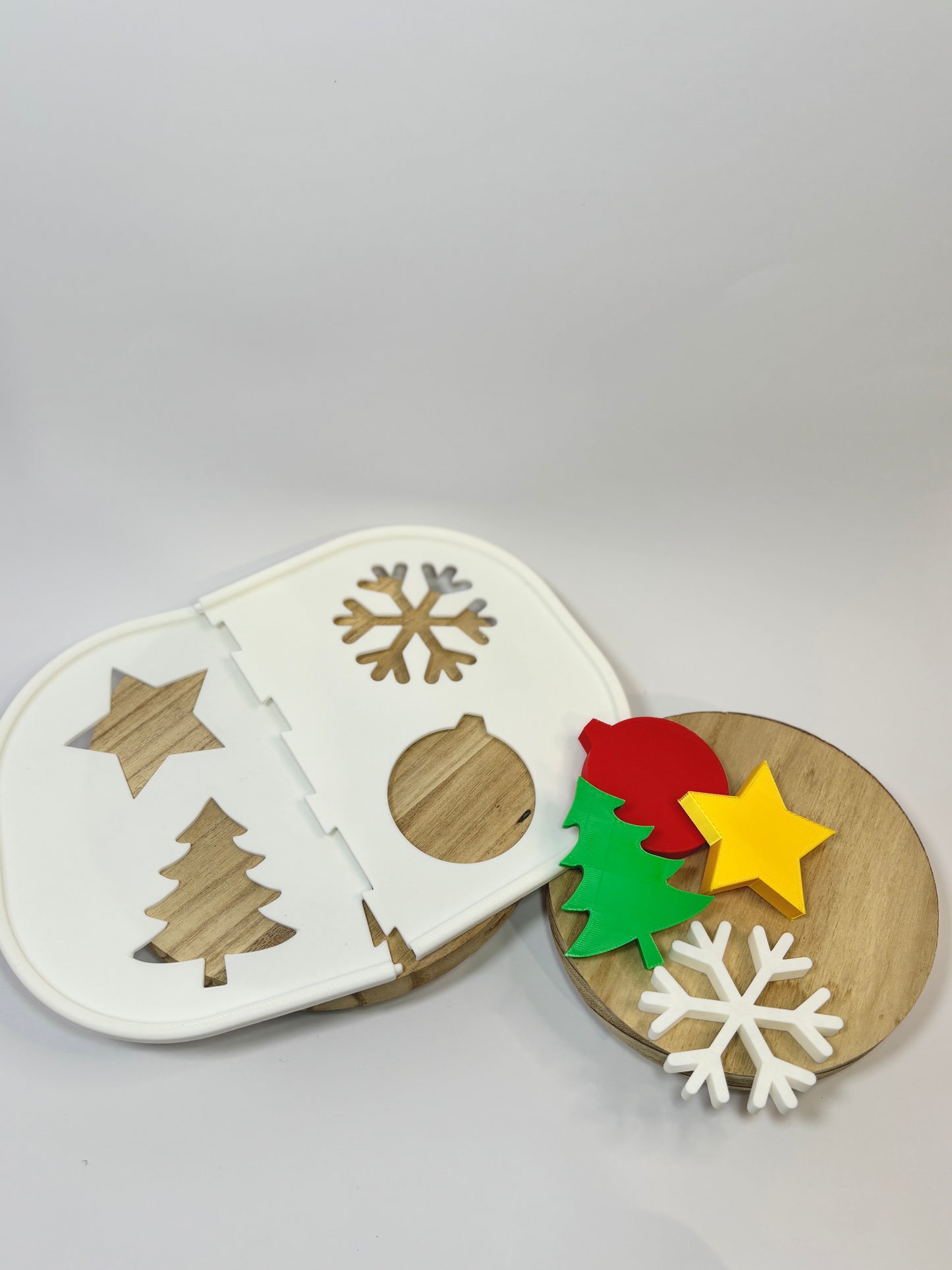 Deck the Halls Shape-Sorter Lid