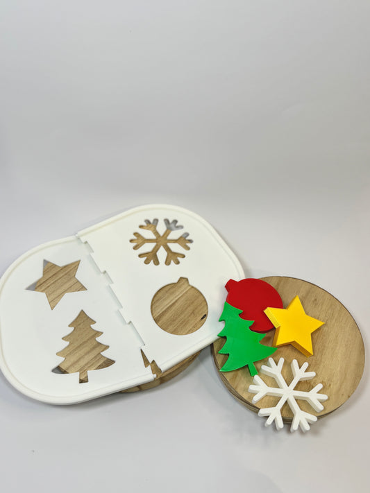 Deck the Halls Shape-Sorter Lid