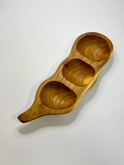 Papoose Tamarind Sorting Bowl- 3 Compartment