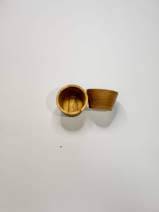 Papoose Teak Ramekin Bowls – Duo