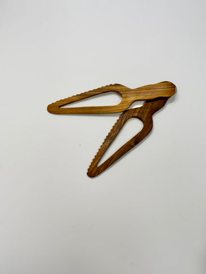 Papoose Teak Clay Cutter- Set of 2