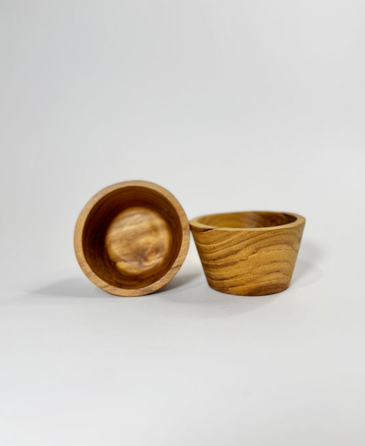 Papoose Teak Ramekin Bowls – Duo