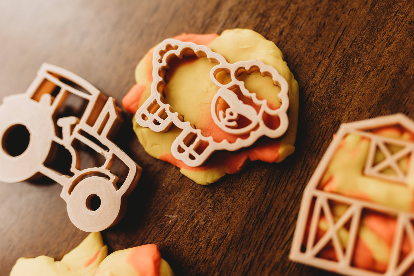 Mini Farm playdough Eco Cutter Set